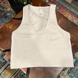 Athleta crop top ribbed tank